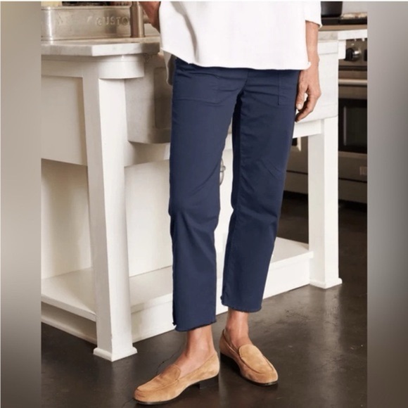 Frank & Eileen Navy Utility Cargo Pants Size 2 B1284 - Picture 1 of 7